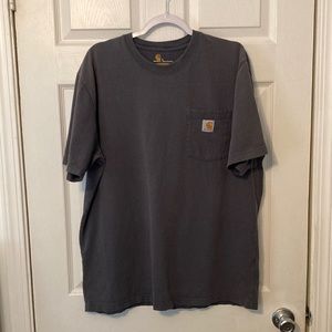 Carhartt pocket tee large gray